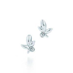Tiffany & Co. Paloma Picasso Olive Leaf Earrings